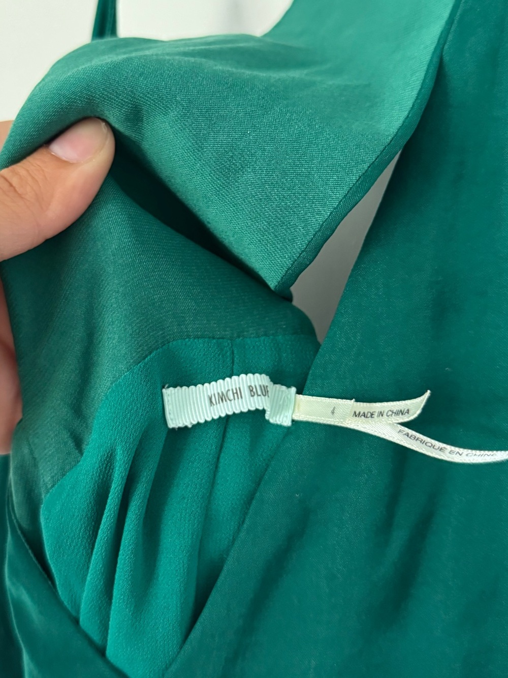 Kimchi Blue Whimsy Green Full Skirt Dress - Picture 8 of 13
